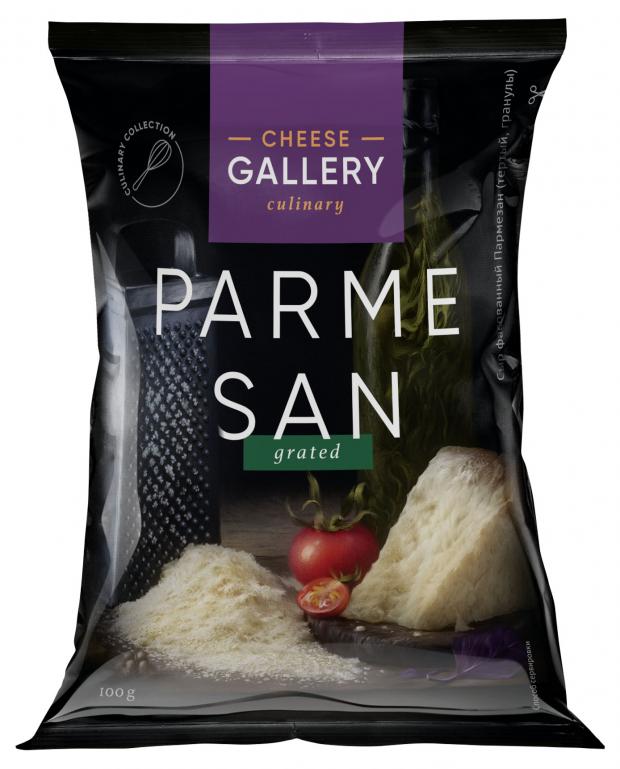 

Сыр твердый Cheese Gallery Пармезан тертый 32%, 100 г