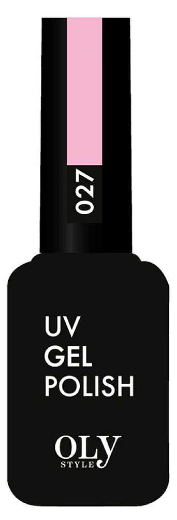 

Гель-лак для ногтей UV Olystyle OLS-GL светло-розовый тон 027, 10 мл