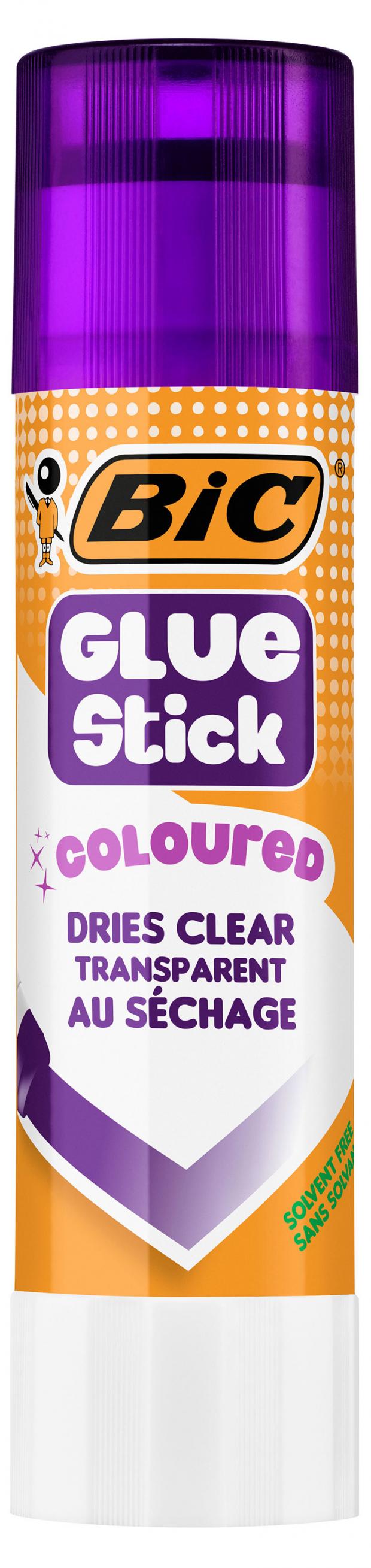 

Клей-карандаш BIC Glue Stick Coloured фиолетовый