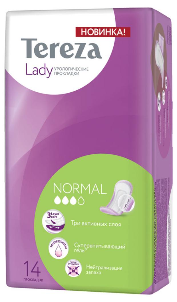 

Прокладки урологические для взрослых женские TerezaLady Normal, 14 шт