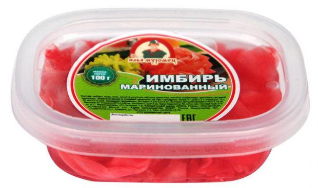 Имбирь маринованный Илья Муромец, 100 г