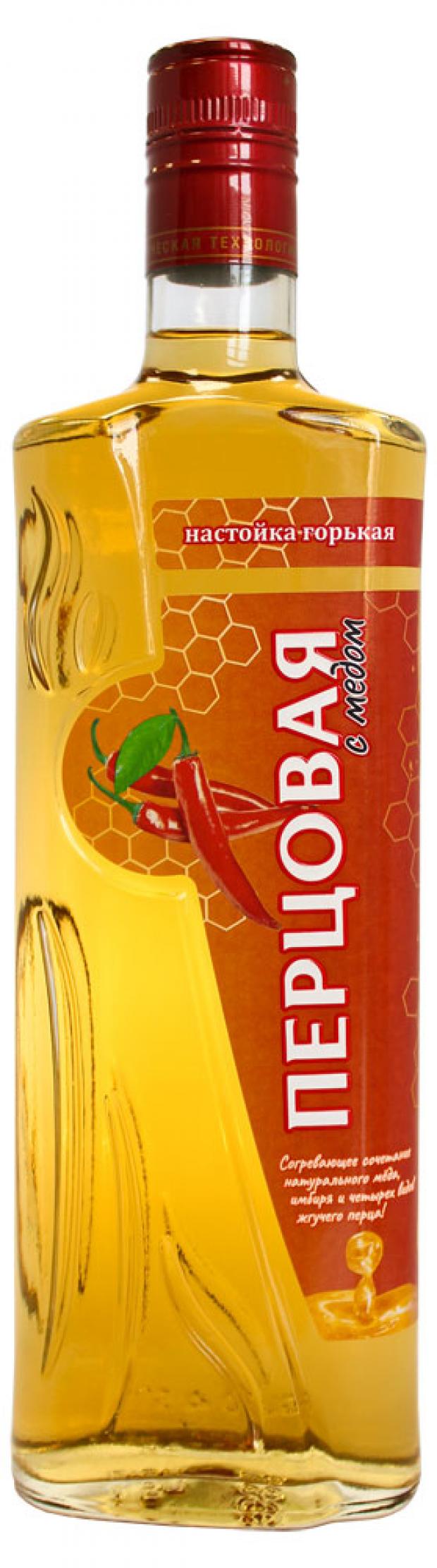 Настойка горькая Перцовая с медом Россия, 0,5 л