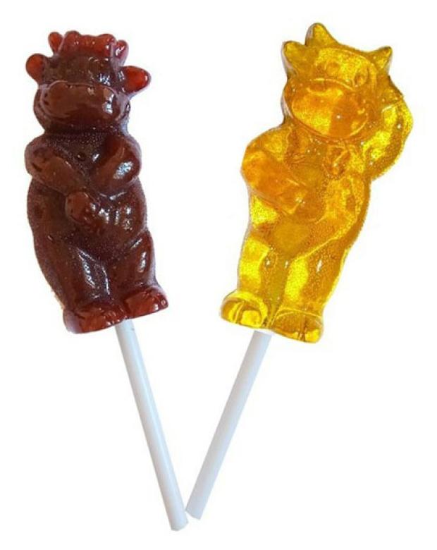 

Карамель леденцовая фигурная Сахарная Радуга Быки-коровы, 25 г