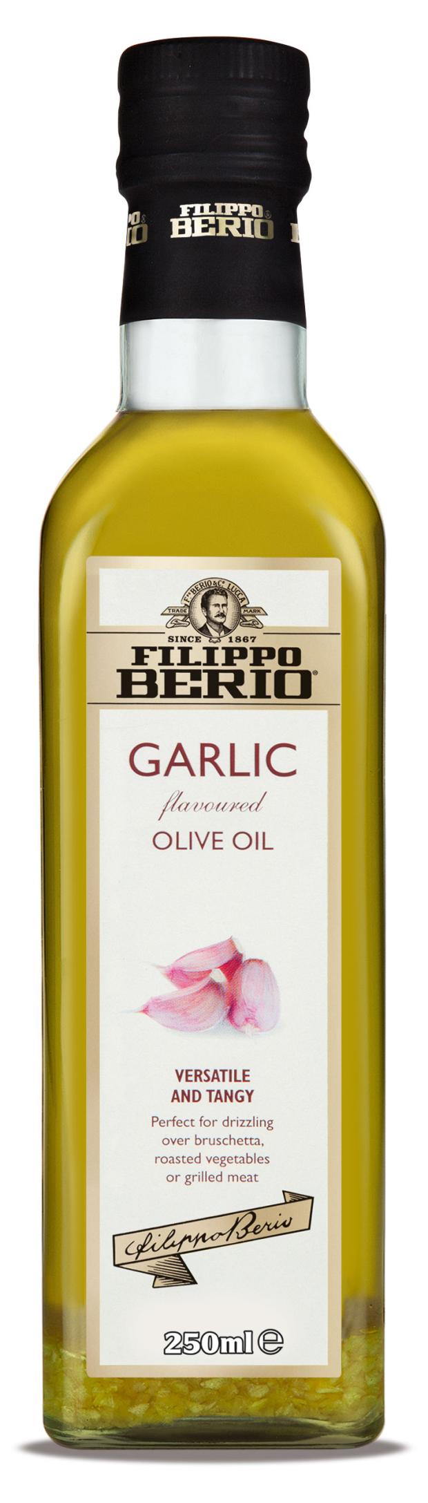 Масло оливковое Filippo Berio Garlic, 250 мл