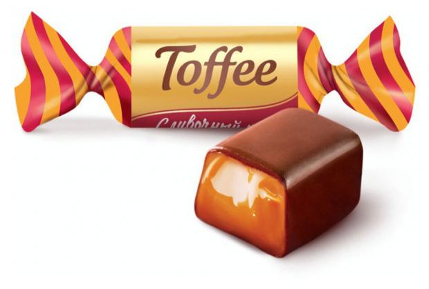 

Ирис Toffee сливочный в глазури, вес