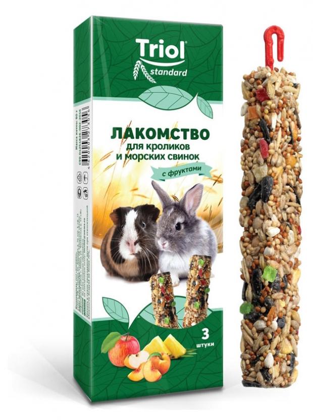 

Лакомство для кроликов и морсих свинок Тriol с фруктами, 100 г