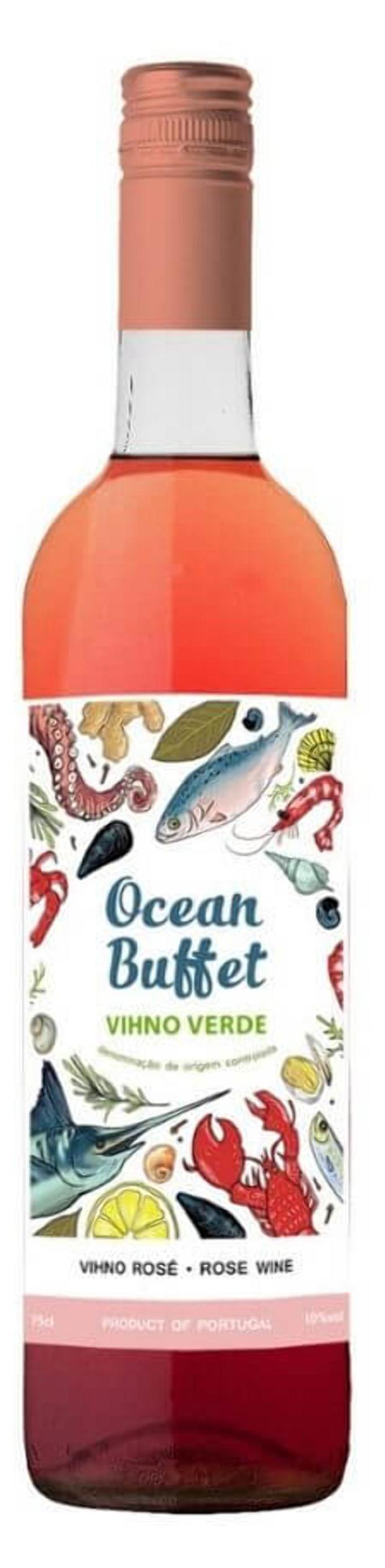 Вино Ocean Buffet розовое полусухое Виньо Верде Розе Португалия, 0,75 л