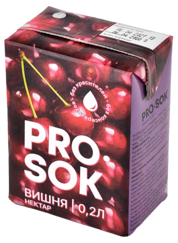 нектар pro sok вишневый 200 мл Нектар Pro Sok вишневый, 200 мл