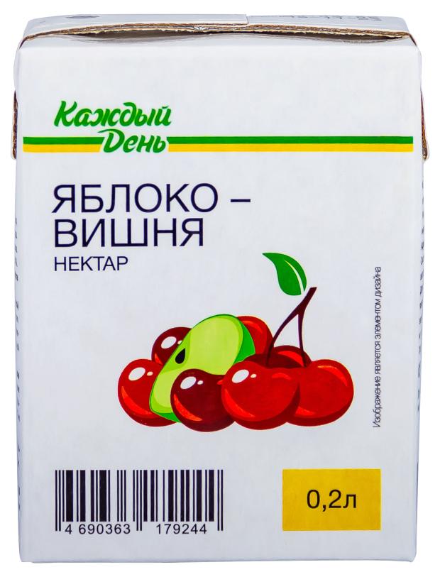 Нектар Каждый день вишнево-яблочный, 0,2 л