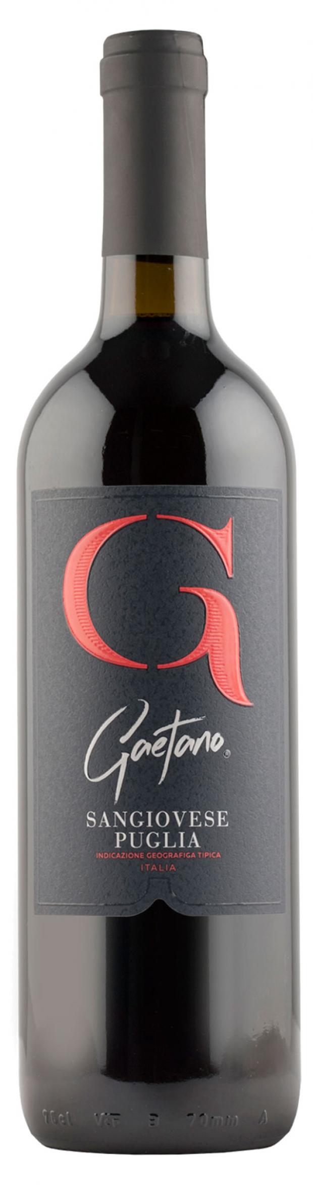 Вино Gaetano Sangiovese красное полусухое Италия, 0,75 л