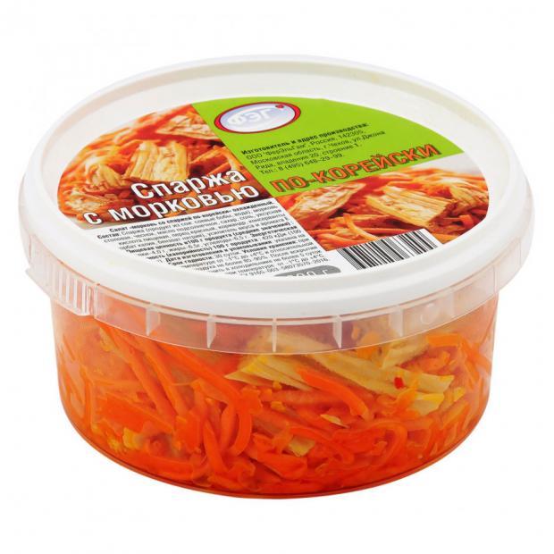 

Спаржа с морковью по-корейски ФЭГ, 300 г