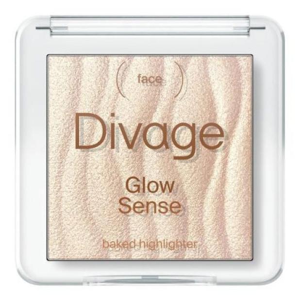 Хайлайтер для лица Divage Glow Sense запеченный, тон 01