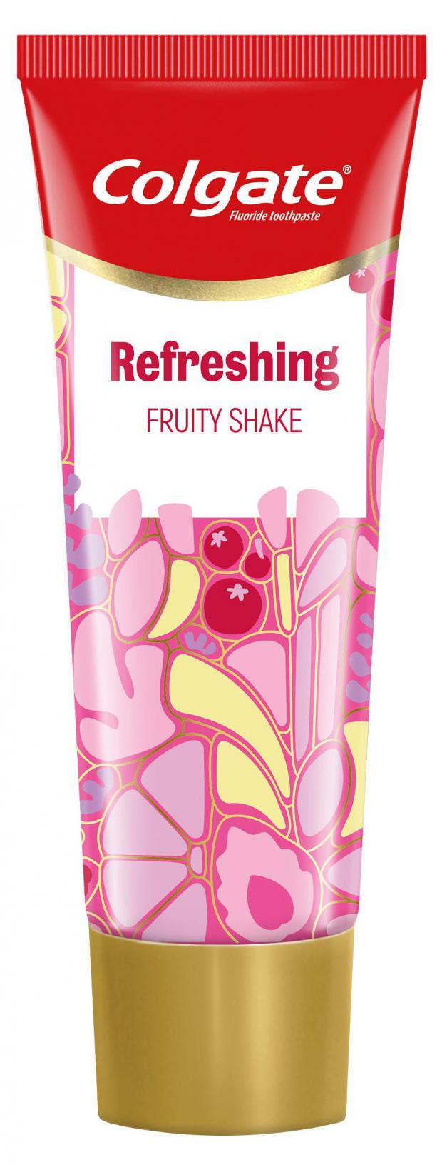 

Зубная паста Colgate Fruity Shake с нотками сладких ягод и свежих цитрусовых, 75 мл