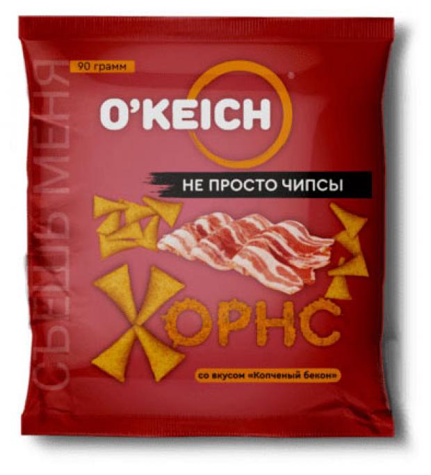 Чипсы O'KEICH копченый бекон, 90 г