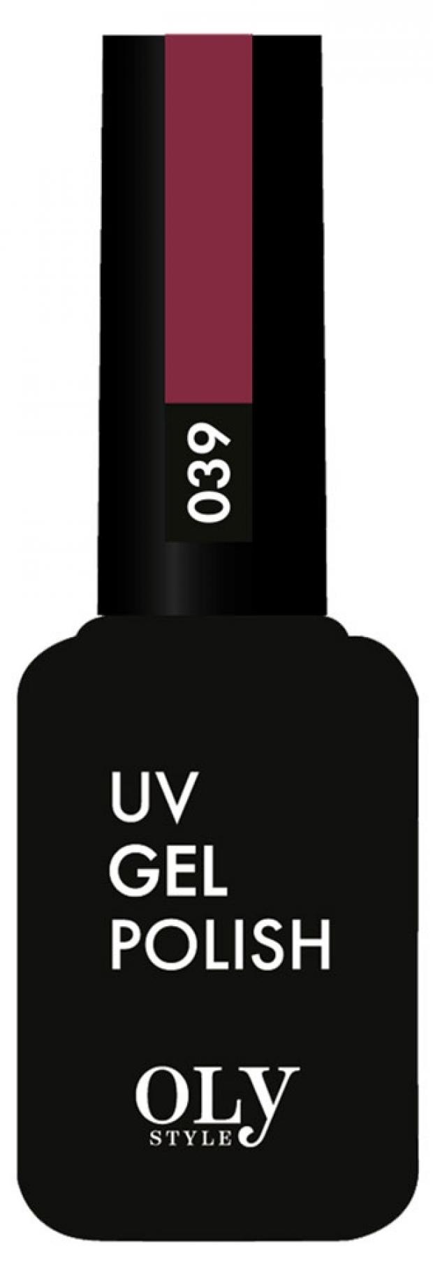 

Гель-лак для ногтей UV Olystyle OLS-GL вишневый тон 039, 10 мл
