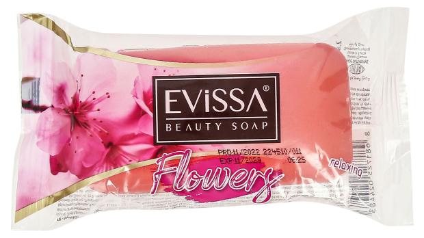 

Мыло туалетное Evissa Глицериновое Цветочный сад, 75 г