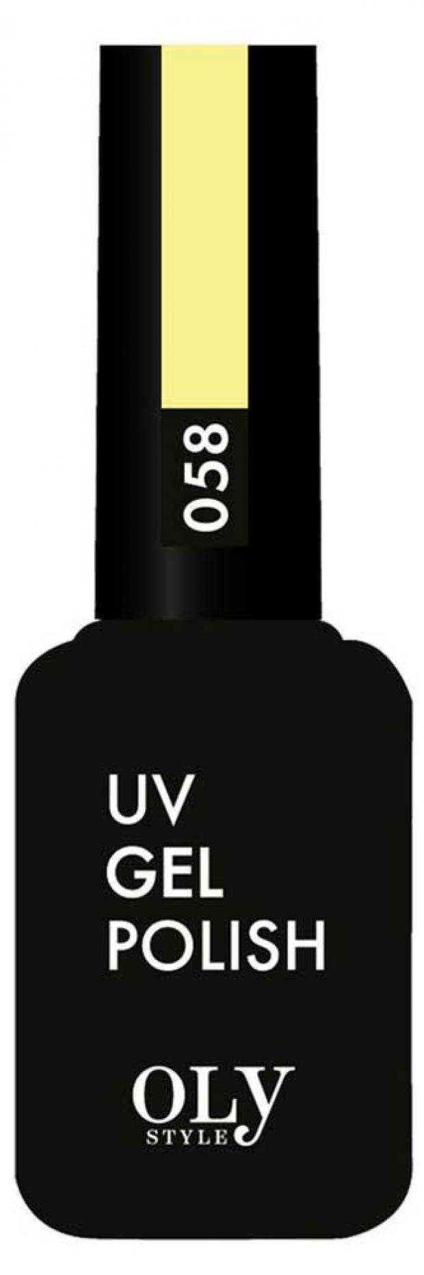 

Гель-лак для ногтей UV Olystyle OLS-GL лимонный тон 058, 10 мл