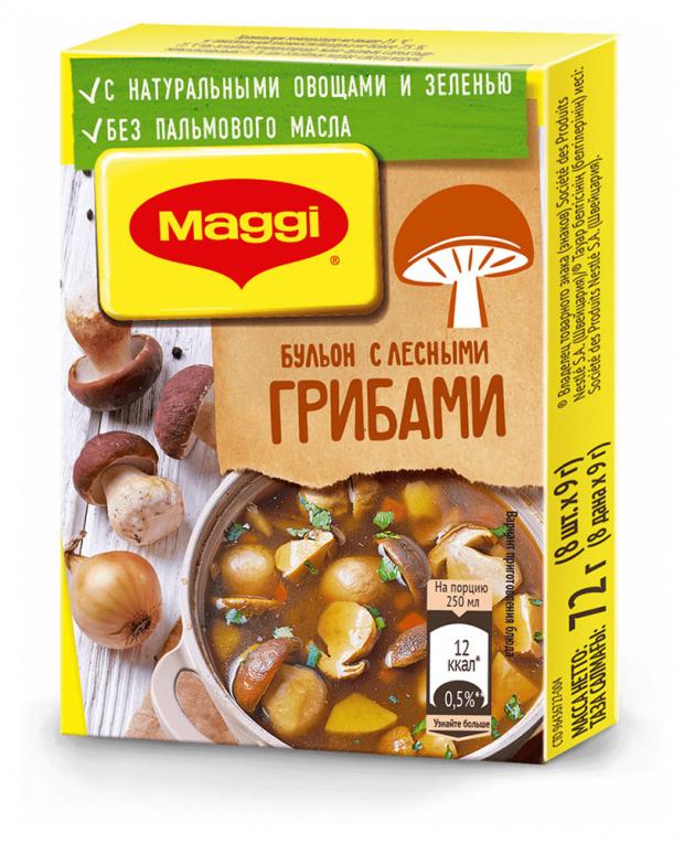 

Бульон MAGGI с лесными грибами, 72 г