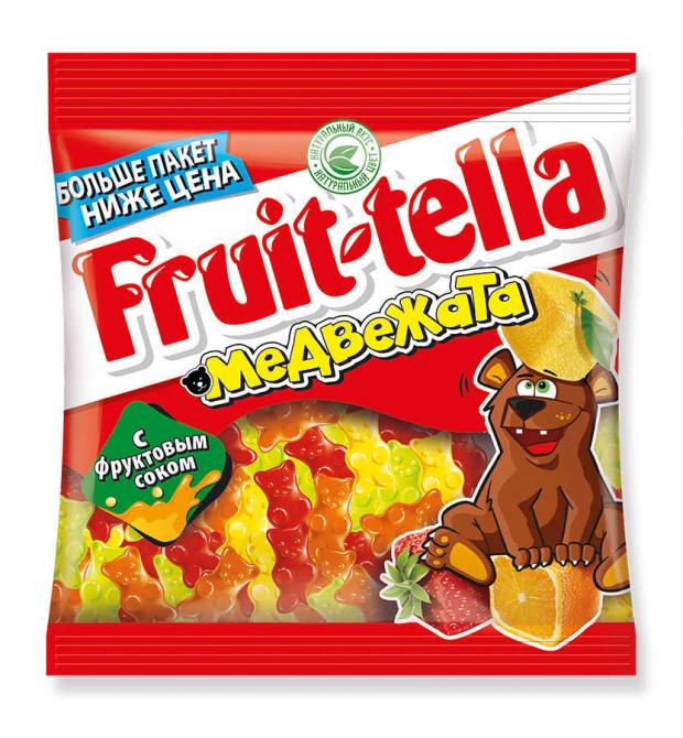 

Мармелад Fruit-tella Медвежата жевательный с фруктовым соком, 150 г