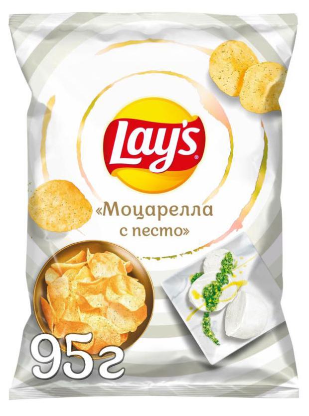 

Чипсы картофельные Lay's со вкусом Моцареллы с Песто 95г