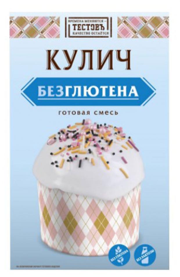 

Смесь для выпечки кулича Тестовъ без глютена, 200 г