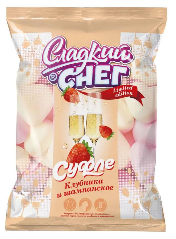 

Маршмеллоу Сладкий Снег со вкусом клубники и шампанского, 85 г