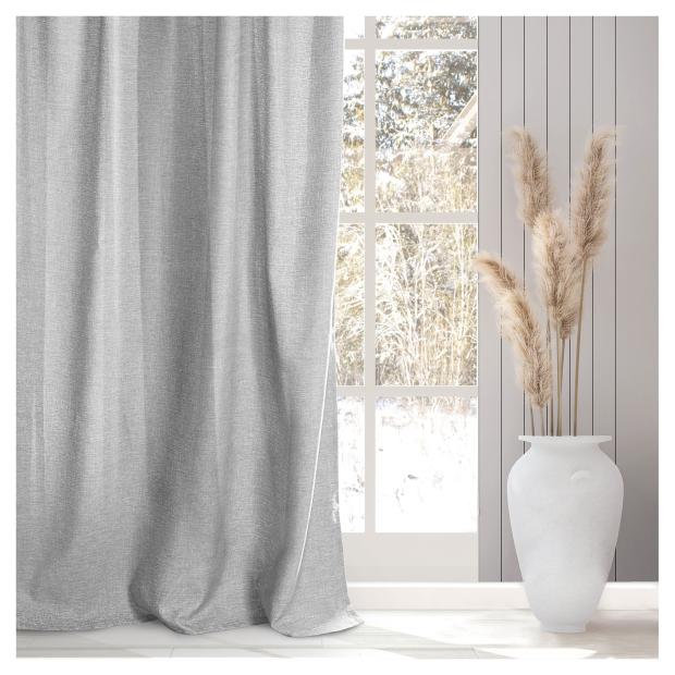 

Штора Home & Style пепельно-серая, 165х280 см