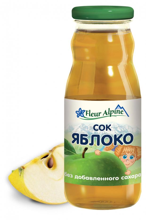 

Сок детский осветленный Fleur Alpine яблочный, с 4 месяцев, 200 мл