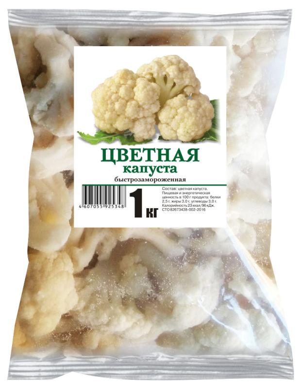 Цветная капуста Русское Приволье замороженная, 1 кг
