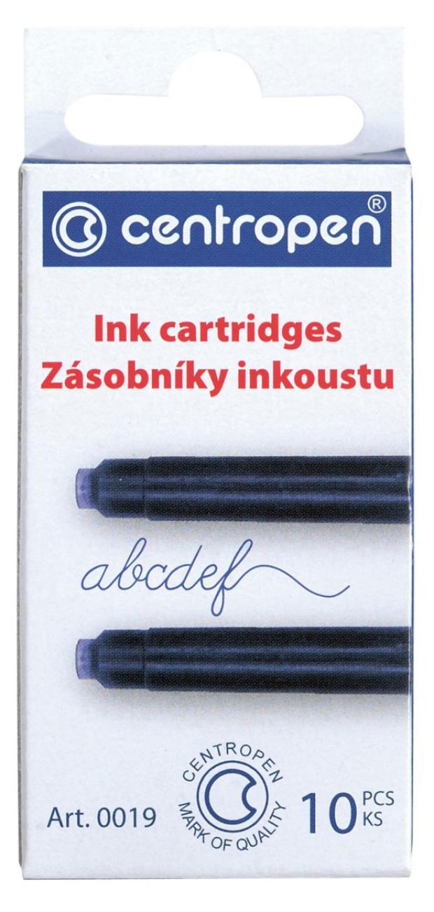 

Картриджи чернильные Centropen синие, 10 шт