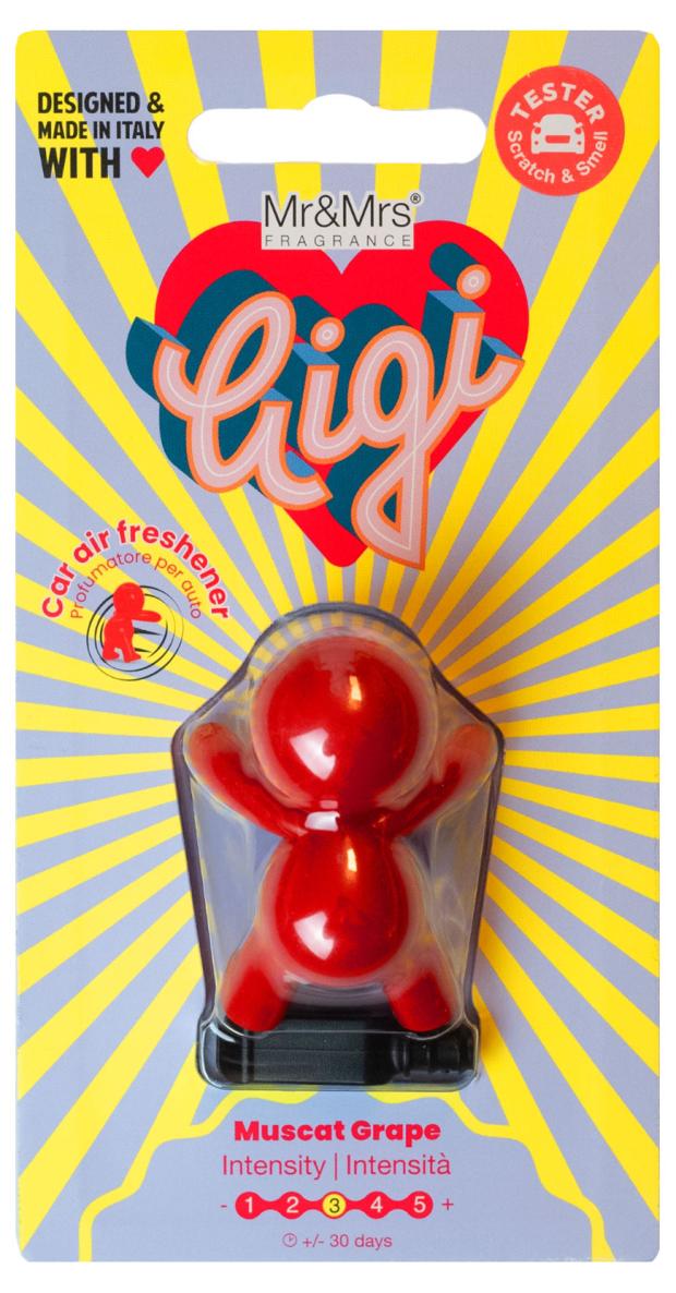 Ароматизатор для автомобиля Mr & Mrs Fragrances Gigi Мускатный виноград, 5 см