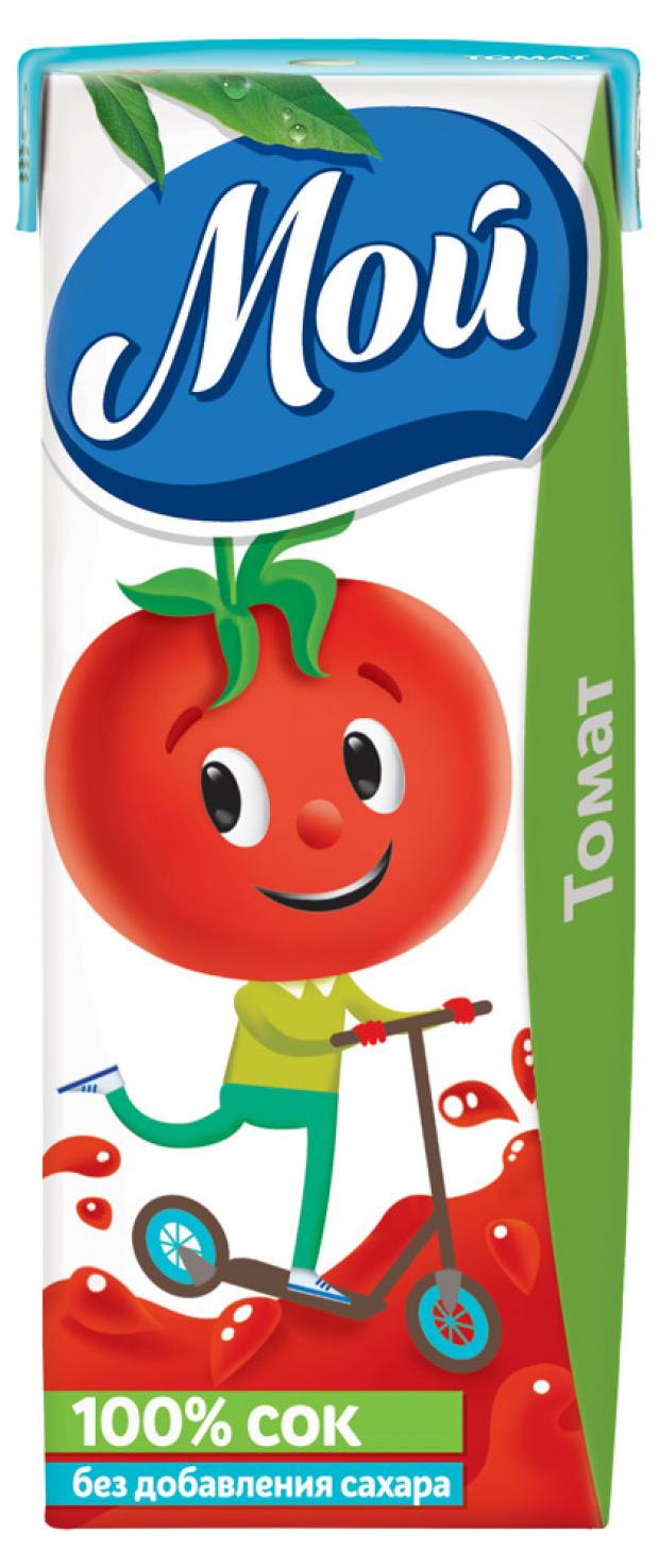 Сок томатный Мой с солью 200 мл 25₽