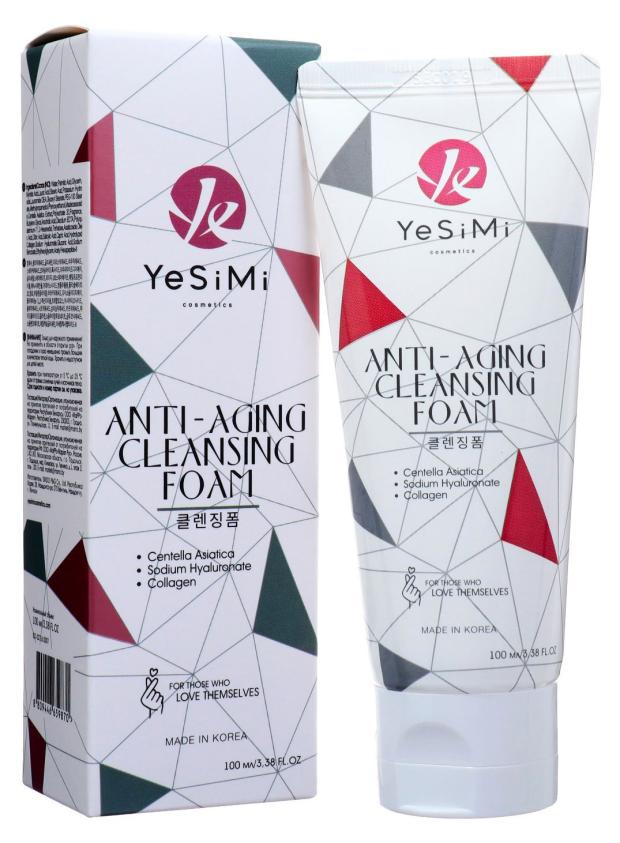 Пенка для лица YeSimi Омолаживающая и очищающая, 100 мл