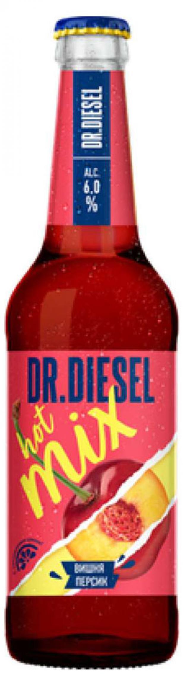 Пивной напиток Dr. Diesel Hot Mix светлый фильтрованный 6%, 450 мл пивной напиток dr diesel безалкогольный 0 0% 430 мл