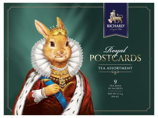 

Чайное ассорти RICHARD Royal Postcards tea в пакетиках, 17,1 г