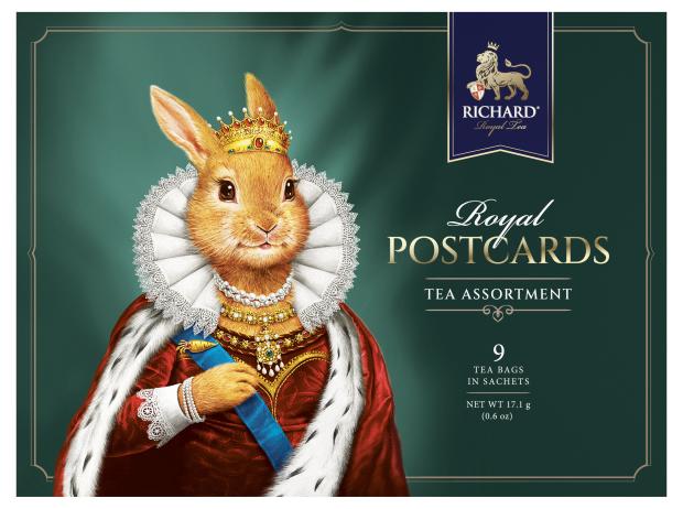 Чайное ассорти RICHARD Royal Postcards tea в пакетиках, 17,1 г