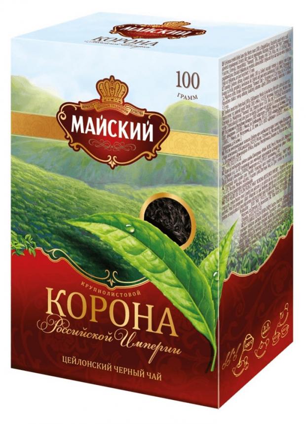 

Чай черный «Майский» Корона Российской империи листовой, 100 г