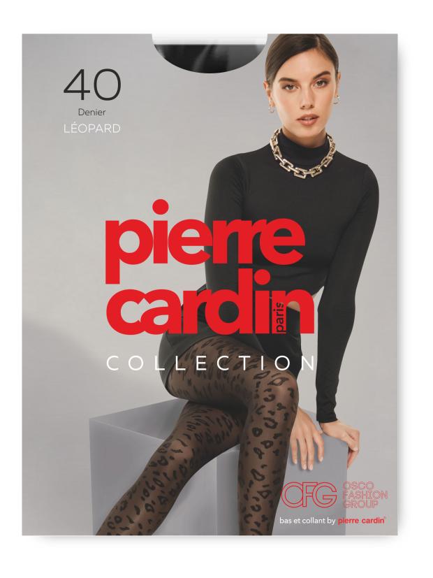 Колготки женские Pierre Cardin Leopard черные 40 den, р 4