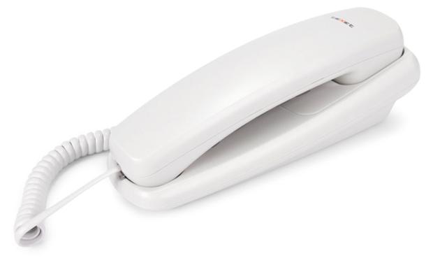 Телефон проводной Texet TX-219 светло-серый