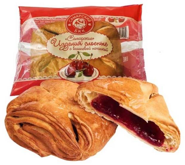 Слойка с вишневой начинкой Самарский БКК, 100 г