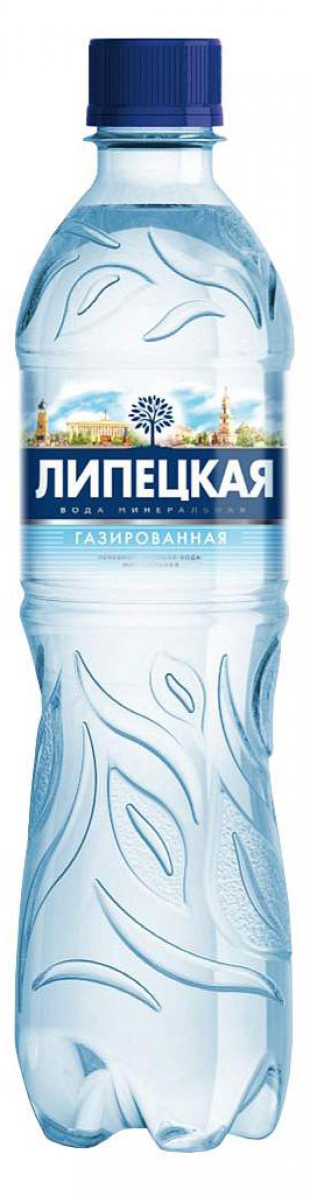 Вода минеральная Липецкая газированная, 500 мл