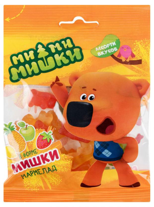 

Мармелад жевательный "Vitafruit" со вкусами: персика, ананаса, клубники, банана.