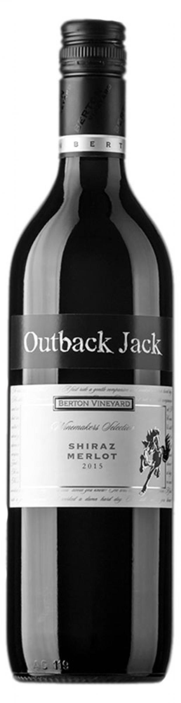 Вино Outback Jack SHIRAZ MERLOT красное сухое Австралия, 0,75 л