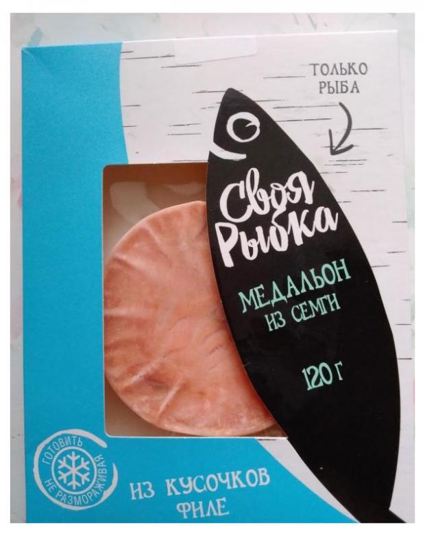 

Медальоны из лосося «Своя Рыбка», 120 г