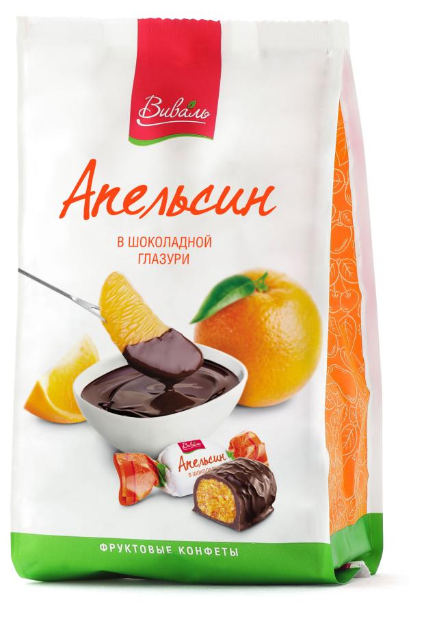 

Конфеты GOOD-FOOD Виваль Апельсин в шоколадной глазури, 180 г