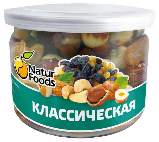 Смесь ореховая NaturFoods Классическая с сухофруктами, 130 г