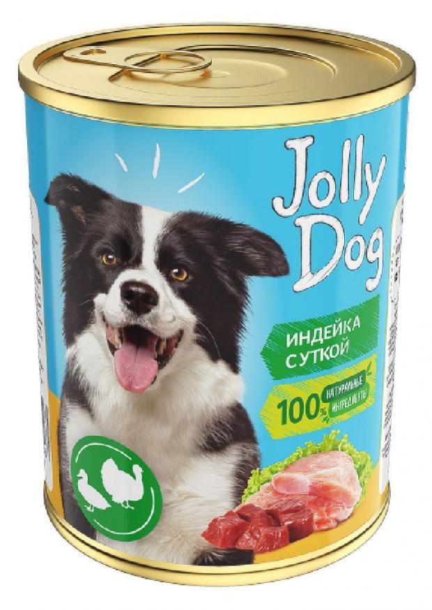 

Корм для собак Зоогурман Jolly Dog индейка с уткой, 350 г