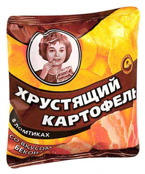 

Чипсы «Хрустящий картофель» со вкусом бекона, 40 г