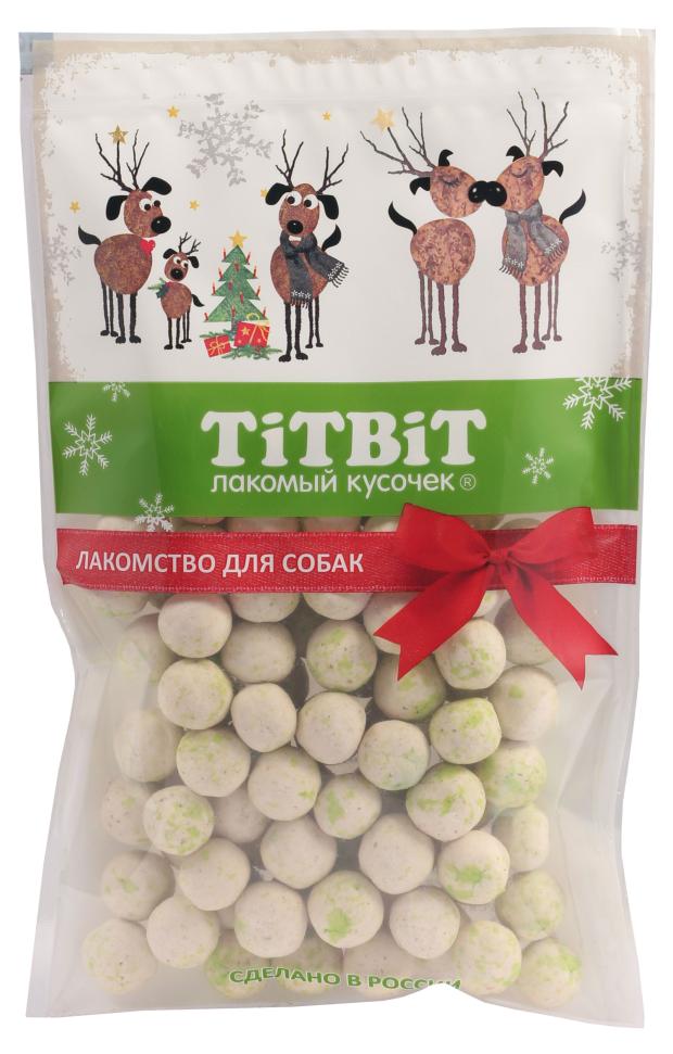 

Лакомство для собак TITBIT мясные конфеты с яблоком, 70 г