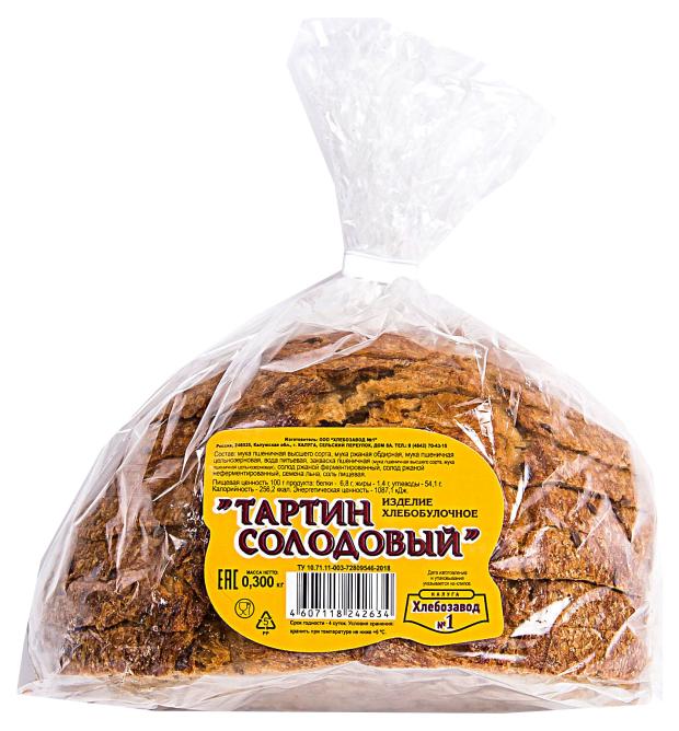 Изделия хлебобулочное Тартин солодовый, 300 г